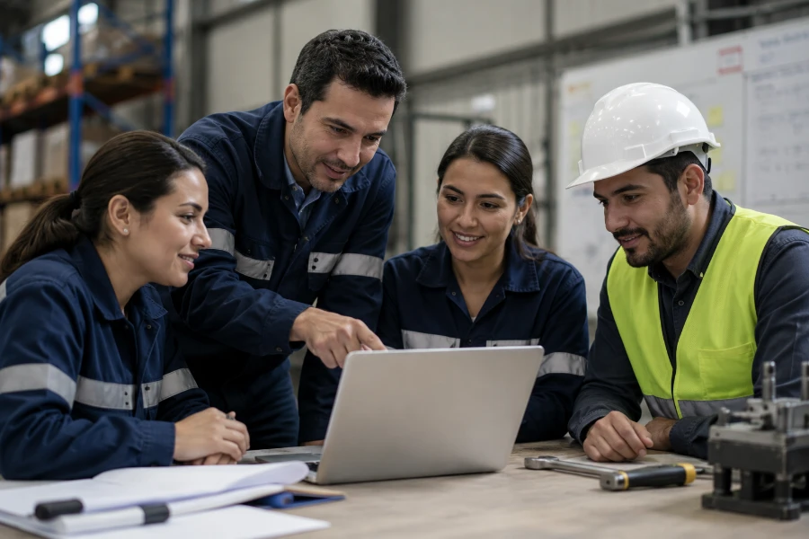 Trabajador mejorando sus oportunidades laborales